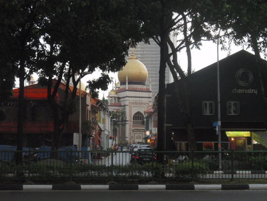 Die Sultan Mosque im arabischen Viertel.