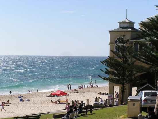 Cottesloe Beach...unser Favorit der Straende..
