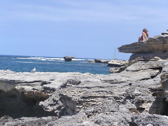 Sophie geniesst die Aussicht...