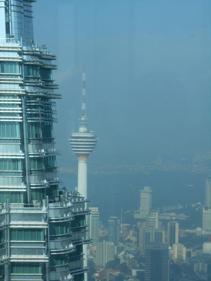 Sicht auf den zweiten Turm - und dem Fernsehturm