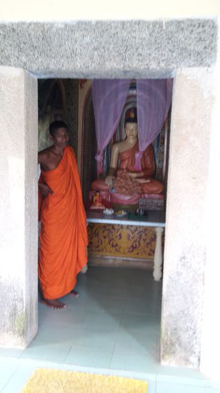 der Mönch lieferte mir eine Tempeltour