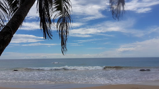 blau in blau - blauer Himmel und blaues Meer - blau muß die neue Lieblingsfarbe sein