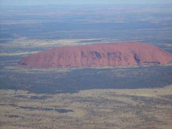 aus dem Flugzeug aufgenommen