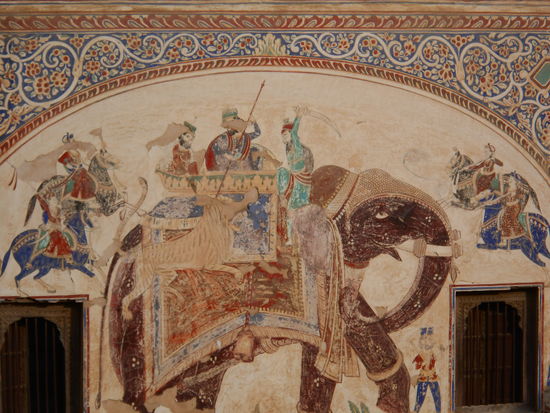 Malereien an den Havelis