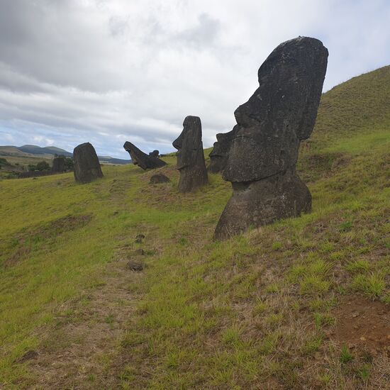 Was wäre wenn ein Moai sprechen könnte? 
Was könnte uns ein Moai alles erzählen?