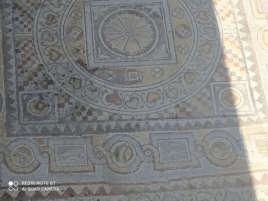 Jahrhunderte alte Mosaiken - damals hatte man Geschmack