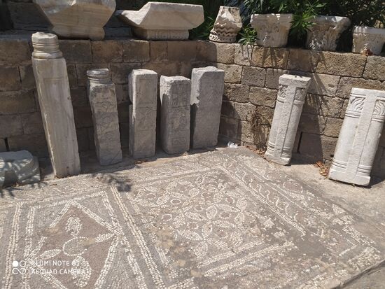 Fundstücke auf dem Grundstück der Kathedrale .