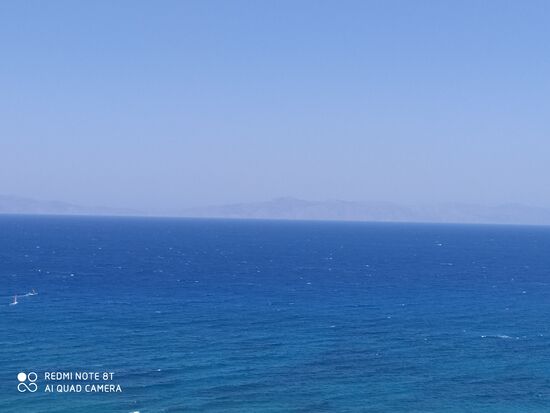 Die türkische Küste ist nur 11 Seemeilen entfernt