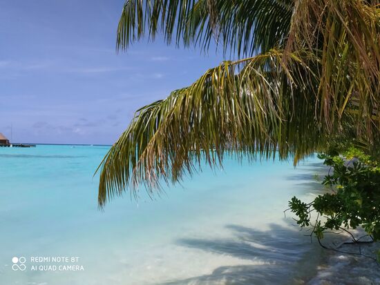 Himmelblaues Meer gibt es auch.