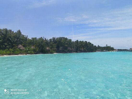 Eine super Wasserqualität und der indische Ozean ist warm.