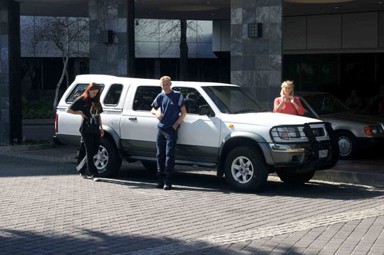 Ein nicht gerade kleines Auto, dieser Doublecab-Pikup. Auch den Kindern sagte unser fahrender Untersatz zu.