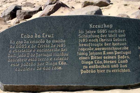 Im Jahre 1485 soll hier der erste Europäer, der Portugiese Diego Cáo, an Land gegangen sein.