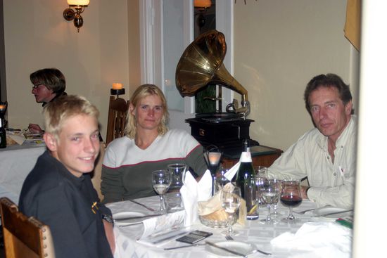 Im Restaurant "Gathemann"