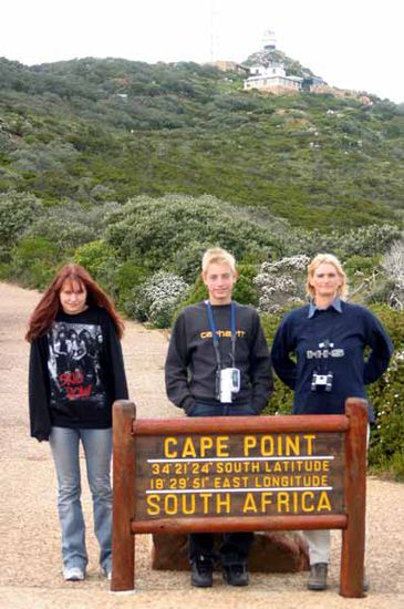 Familienfoto amCape Point
