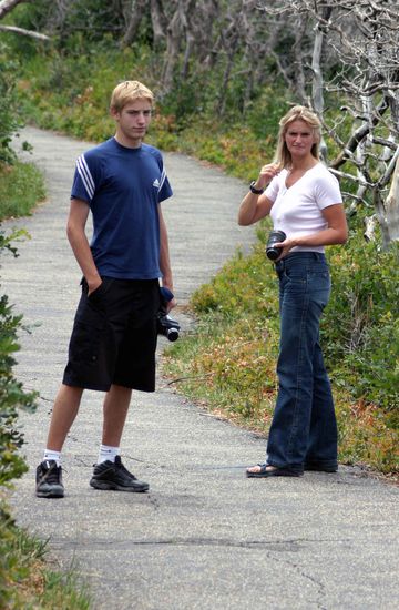 KM war wohl traurig, dass die esichtigung schon zu Ende war