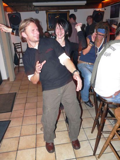 Dancing king (Uli) und queen (Jojo)!