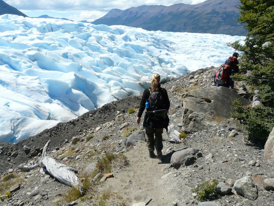 Rueckweg vom Gletscher