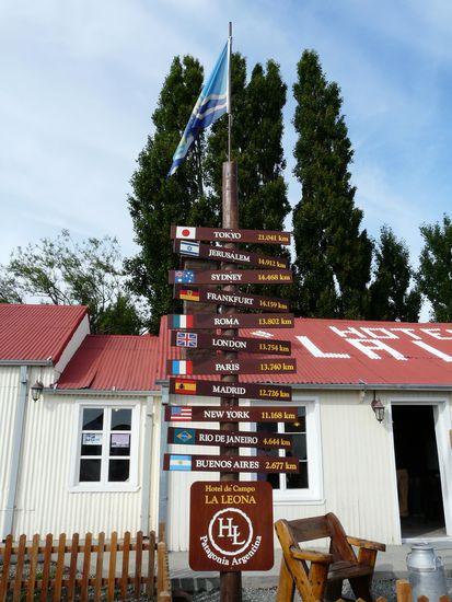 Weg nach El Chalten; ueber 14000 km von Deutschland entfernt