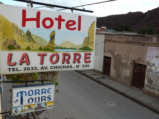 unser Hotel in Tupiza