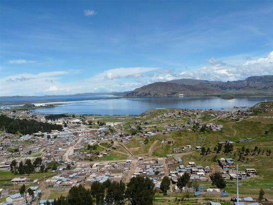 Titicacasee, Peru Naehe Puno