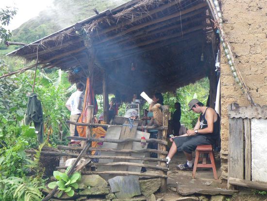 Erste Pause im Dschungel