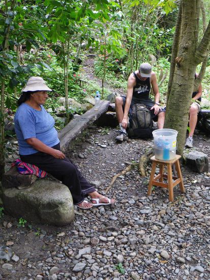 Getraenkestand auf dem Weg
