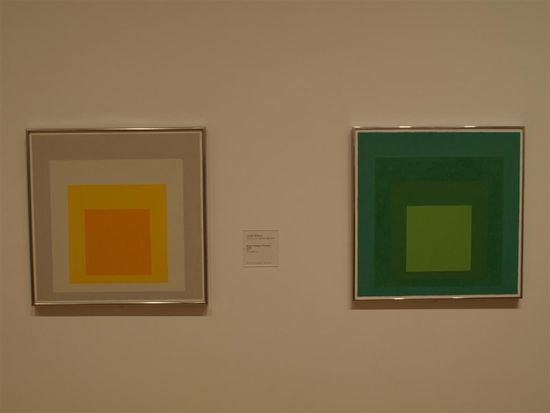 Kunst eines gebuertigen Bottropers! Josef Albers wurde in unserer Heimat geboren und wanderte vor dem zweiten Weltkrieg nach Amerika aus.