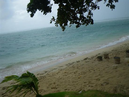 ...hier ist der Regen...