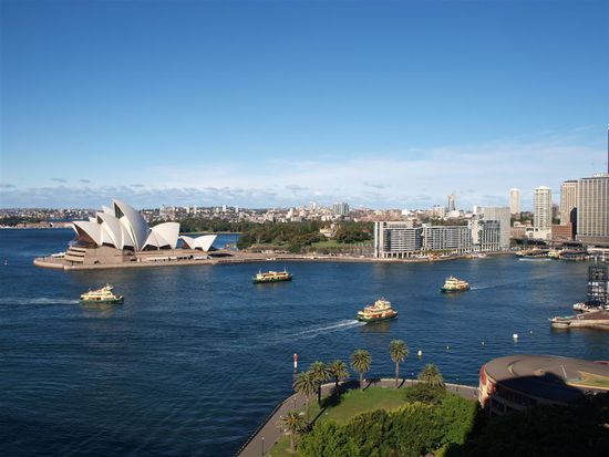 Blick von der Harbour Bridge