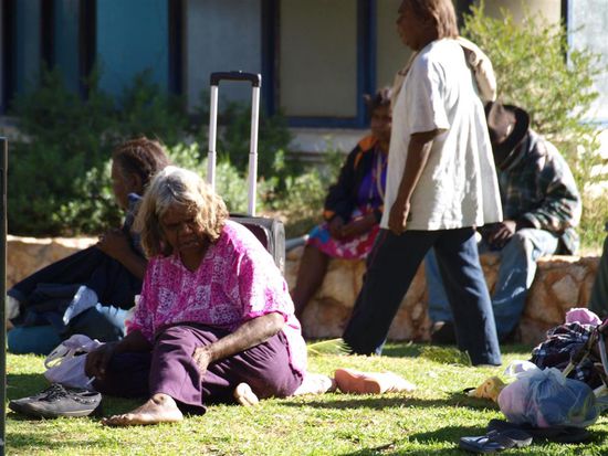 ...so sieht man die Ureinwohner leider meistens.
