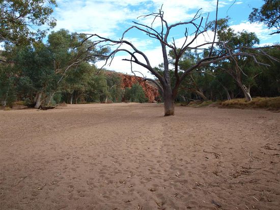 ...hier ist sehr lange kein Wasser mehr durchgeflossen.