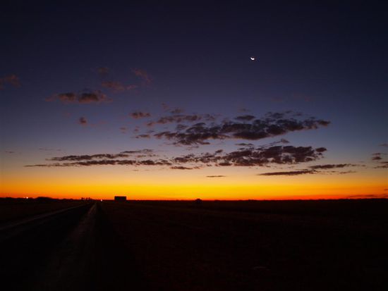 Der letzte Sonnenuntergang im Outback. Ein wuerdiger Abschied!