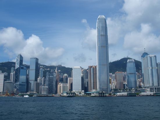 Ueberfahrt nach Hong Kong Island