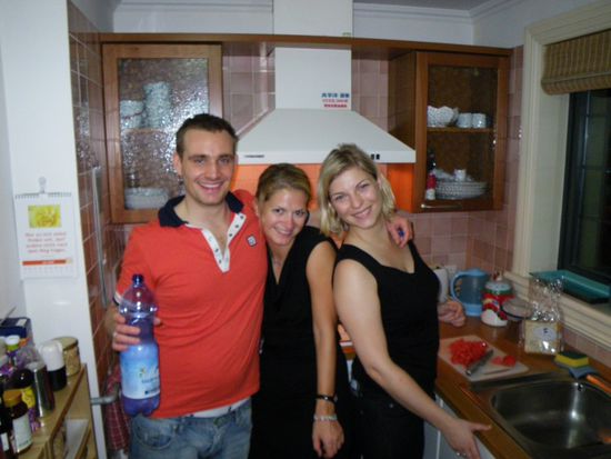 Bei der Rueckkehr in den fruehen Morgenstunden gab es natuerlich Ruehrei.