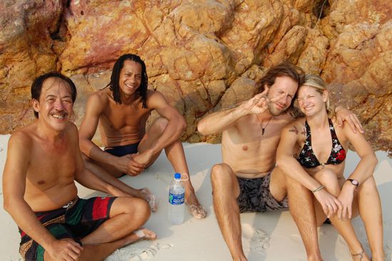 Am Strand entspannen mit Toon.