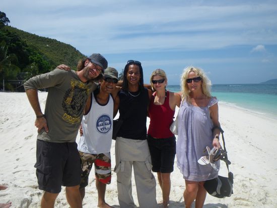 An diesem Tag sind Reinhild und Ron gefahren...wir hatten noch ein paar Tage laenger im Paradies.