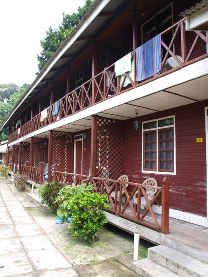 Hier haben wir gewohnt.