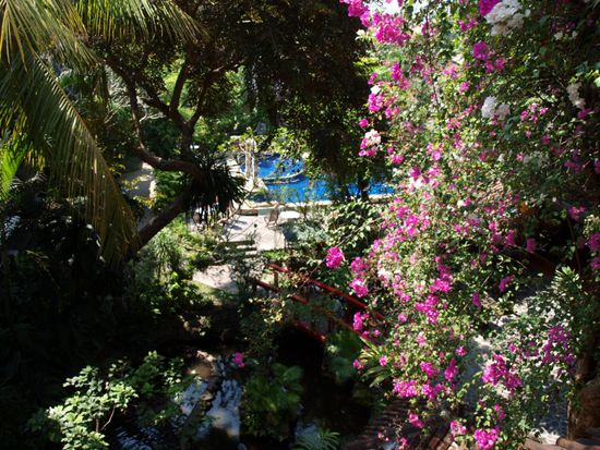 Hotelgarten auf Bali