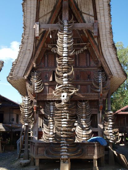 Haus eines Haeuptlings bzw. Dorfchefs.