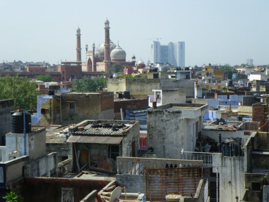 Aussicht von der Dachterasse