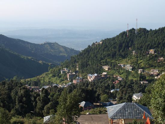 Die Aussicht ins Tal.