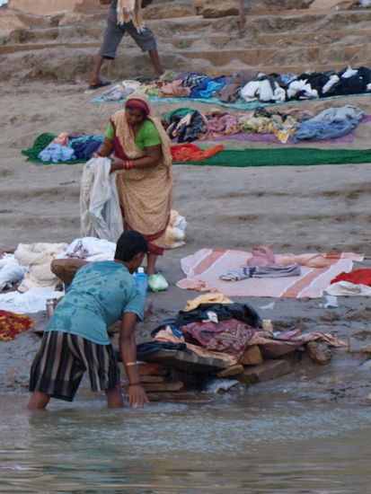 Gewaschen wird natuerlich auch...