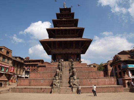 Der hoechste Tempel Nepals.