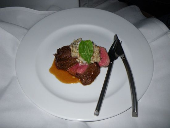 Mhmmmm! Kalbsfilet mit Plizrisotto.