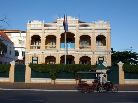 Eins der vielen Kolonialgebaeude.