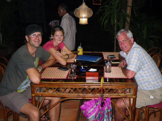 Abendessen mit Wayne.