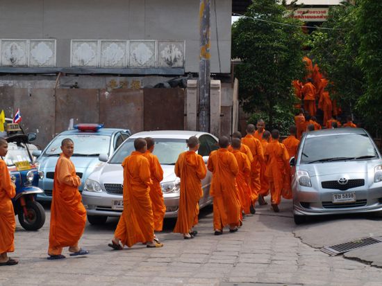 ...auf dem Weg zum Gebet.