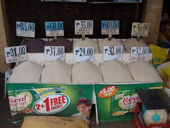 Der teuerste Reis kostet unter 1 EUR/kg.