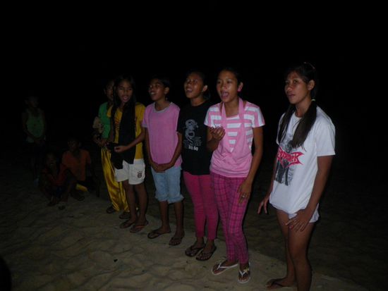 Jeden Abend Weihnachtslieder...