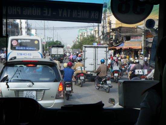 ...auf dem Weg ins Delta.